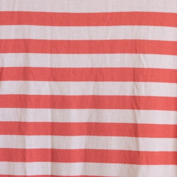 Talbots pink and cream stripe sweater-MP - Picture 2 of 4